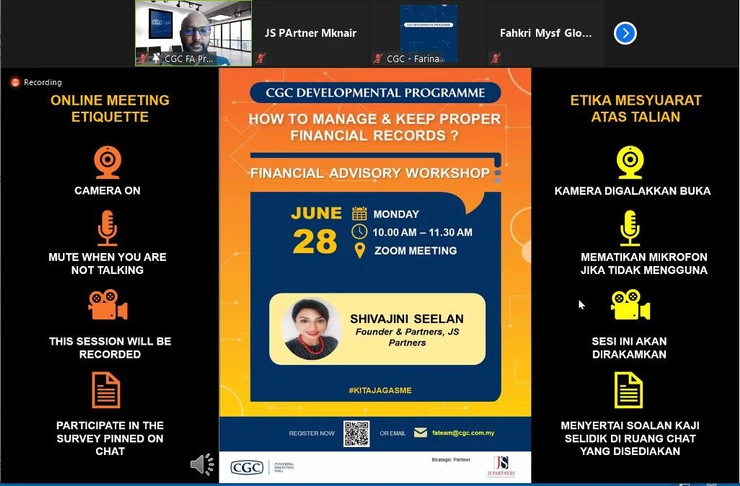 Financial Advisory Workshop for CGC Malaysia