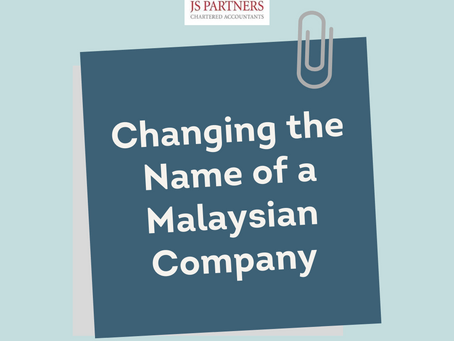 Changing the Name of a Malaysian Company