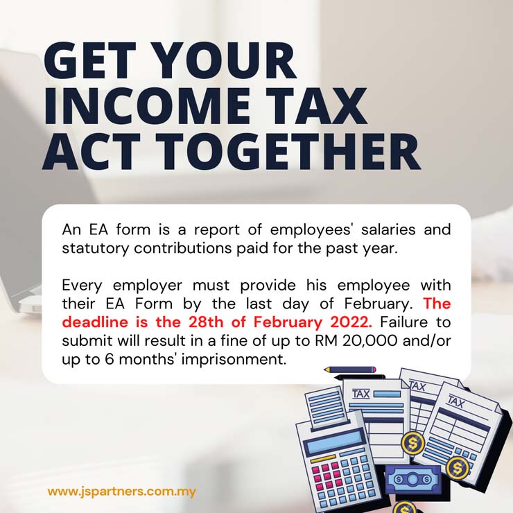 Get Your Income Tax Act Together - Starting With EA Form