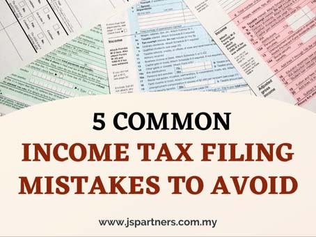 5 Common Income Tax Filing Mistakes to Avoid