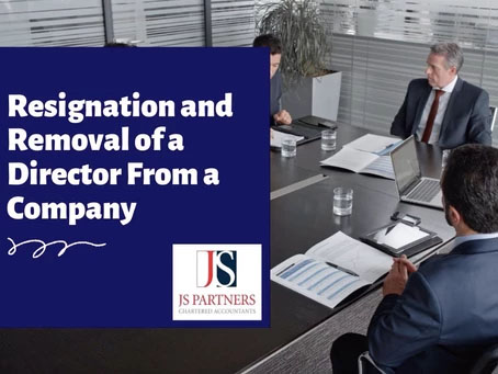 Resignation & Removal of a Director From the Company