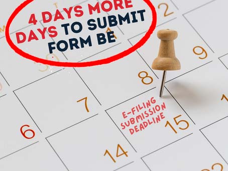 e-Filing Submission Deadline - 15th April 2021